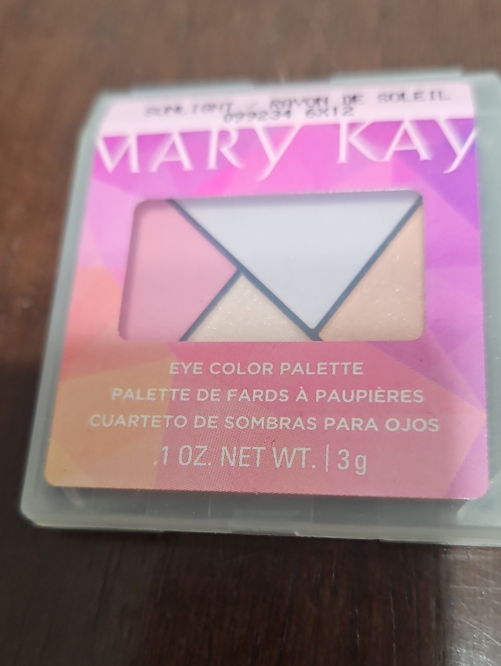 Mary Kay Eye Color Quartet — Pink, Cream & Soft Blue Shades